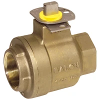 Series S Aluminum Bronze Threaded End Connection Floating Ball Valve